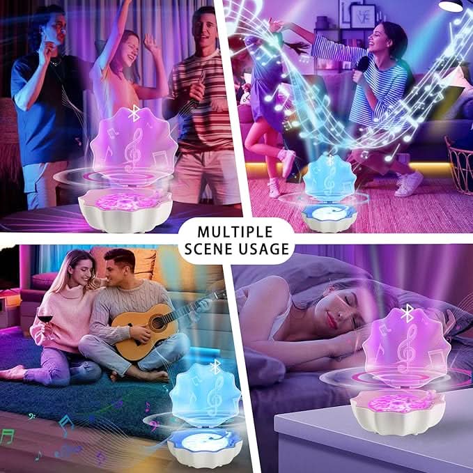 Shell Lamp with Bluetooth Speaker